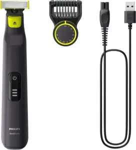Barbeador elétrico Philips OneBlade Pro QP6532 com pente de 12 ajustes de altura