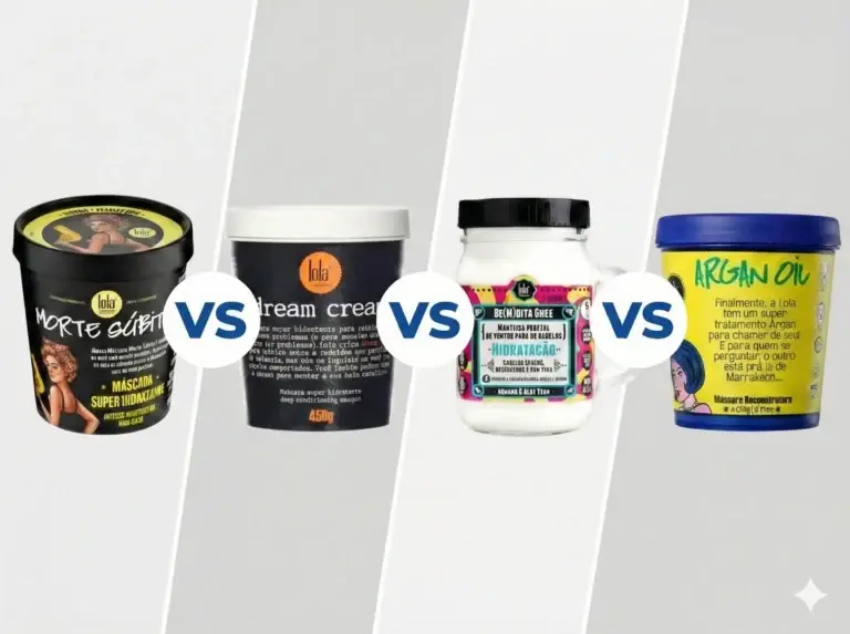 Máscaras de hidratação Lola Cosmetics